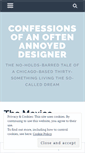 Mobile Screenshot of oftenannoyeddesigner.com